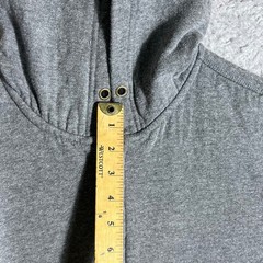Lee Premium Select Mens Small Gray Thermal Waffle Lined Full Zip Hoodie Jacket