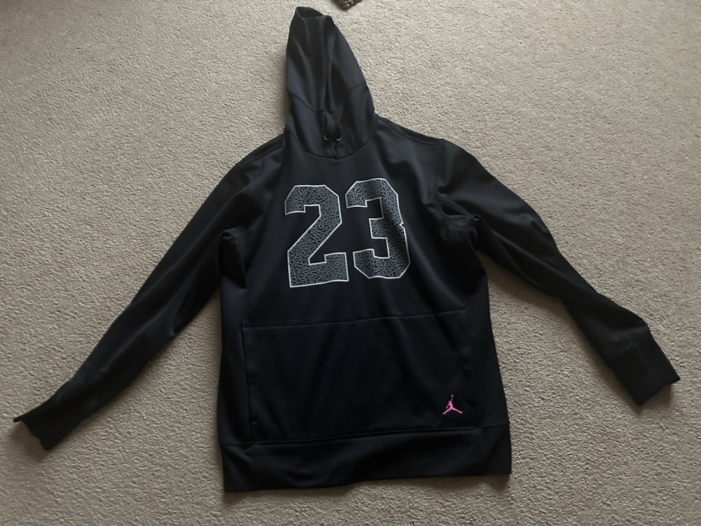 Men’s Nike Air Jordan Dominate Graphic 23 Elephant Hoodie. Size Large.