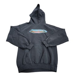 Hunnys Money Hoodie Teens Small Black Drag Racing Graphic Fleece Sweatshirt
