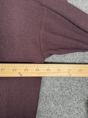 Alo Yoga Crew Neck Sweatshirt Mens Medium Plum Purple Boxy Oversized