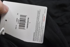 Hanes Hoodie Mens Large Black Originals Pullover Fleece Sweatshirt Pocket
