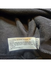 NWT Goodfellow & Co Mens Comfort Wear Quarter Zip Sweatshirt Pullover Black XL