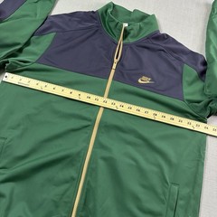 NIKE Sportswear Full Zip Hoodie Mens Purple Green Track Jacket Large NWT New