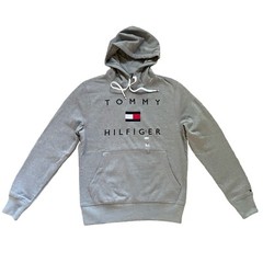 NWT Tommy Hilfiger Men’s Chest Embroidered Logo Fleece Pullover Hoodie XS S M L