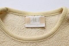 Art Unlimited Unisex Adults Vintage Sherpa Sweatshirt CA4 Yellow See Description