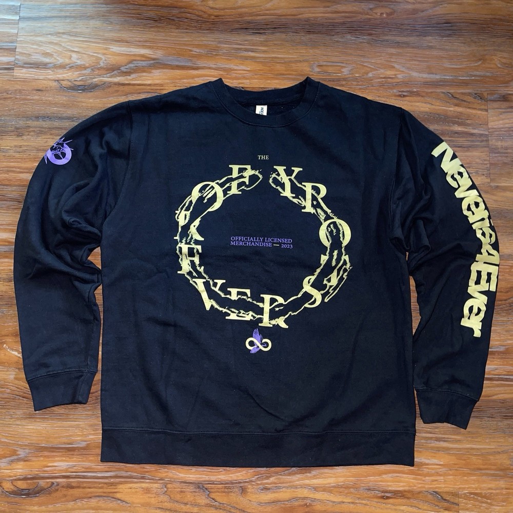 JID The Forever Story Tour 2023 Official Merch Rap Sweatshirt Adult Large L