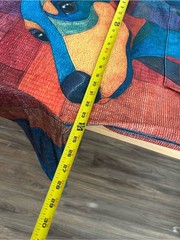 Source Unknown Multicolor Patchwork Dog Graphic Hoodie