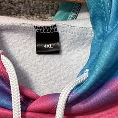 “I Am Kenough” Rainbow Hoodie 4XL Tie Dye Multicolor Barbie Movie Mattel