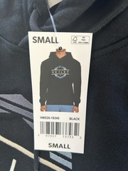 Hurley Men’s Hoodie Regular Fit Cotton/Polyester Fleece Black Size Small NWT