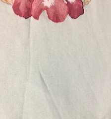Vtg 90s Flowers Art Sweatshirt XL USA Nature Grunge Glitter Retro Vaporwave 80s