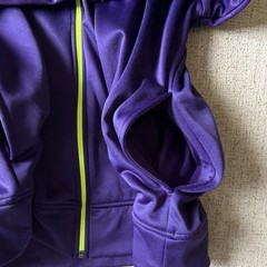 Under Armour Men’s M Purple Green Fleece Full Zip Hoodie Pockets Loose Fit