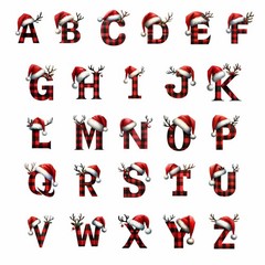 Personalised Alphabet TARTAN Family Christmas Jumper | Xmas Sweatshirt | Novelty