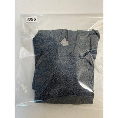 Unbranded Mens Small Blue Heathered Lightweight Performance Hoodie Kettlebell