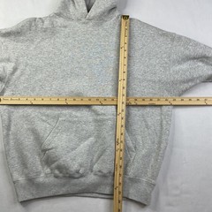 Fear of God Essentials Hoodie Light Heather Grey Back Logo XXS Streetwear Fleece