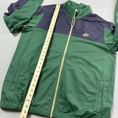 NIKE Sportswear Full Zip Hoodie Mens Purple Green Track Jacket Large NWT New