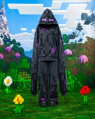 Very Cool x Minecraft Enderman Hoodie LIMITED SOLD OUT US Seller MEDIUM