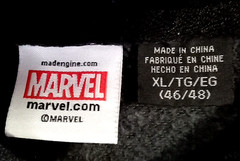 Marvel Punisher Mens XL Full Zip Hoodie Charcoal Front & Back Graphics READ