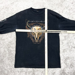 Rock N Willy’s Men’s Sz Large Pullover Sweatshirt Long Sleeve Graphic Tee Black