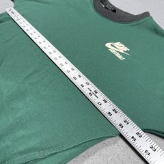 Nike Softball Dri-FIT Sweatshirt Green Gray Colorblock Crewneck Pullover Mens S