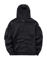 Niepce Unisex X-2 Pullover Black Techwear Hoodie Urban Streetwear Sweatshirt