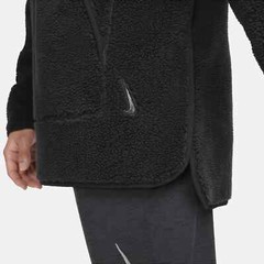Nike Yoga Men’s Black Sherpa Fleece 1/2 Snap Pullover (DD2182-010) S/M/L/XL/XXL