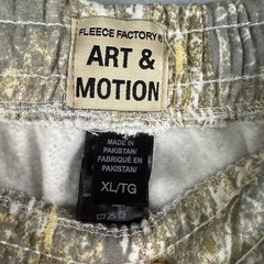 Fleece Factory Art & Motion Men’s XL Camo Print Sweat Shorts NWT Leaf
