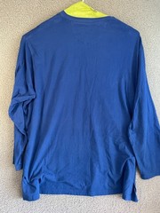 Duluth Trading Men’s Blue Heavyweight Pocket Crewneck Sweatshirt 4XL