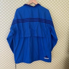 Vintage 90s blue adidas quarter zip pullover