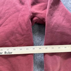 L.L. Bean Katahdin Iron Works Hoodie Mens LT Red Sherpa Lined Full Zip Fleece