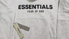 Fear of God Essentials Hoodie Light Oatmeal Men’s XLG Oversize FOG NWT SS22