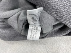 Peter Millar 1/4 Zip Sweater Men’s L Gray Rayon Fleece Outdoors Pullover Golf