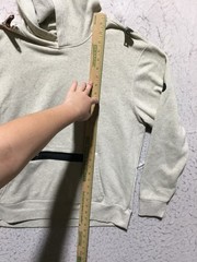 Power Flex Hoodie Mens M Medium Cream Zip Pocket