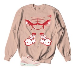 Sweater To Match Jordan 3 Valentine Day – Raging Face Sweatshirt