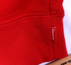 Authentic Supreme Embroidered Letter S Red Hoodie Men’s Size 2XL