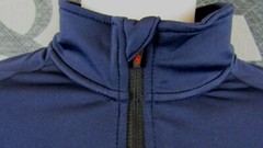 New One Day Away Lightweight 1/4 Zip Pullover Jacket Men M Navy Blue Stretch $79