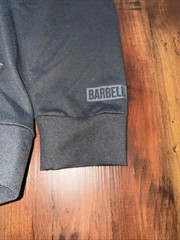 BARBELL Hoodie Size Small Athletic Gym Work Out Training Run Walk Lift Casual