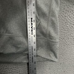 Nike Mens Hoodie Gray Blue Size Medium Pullover Therma-Fit 100% Polyester