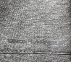 Under Armour Hoodie Mens Large Gray Fitted All Season Gear Zip Sports HEAVY