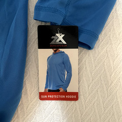 UPF 50+ UV Protection Fishing Hoodie Men’s Quick Dry Long Sleeve Shirt Light