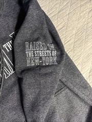Kangol Born British Hoodie Raised On Streets New York “from The Jump” Men’s L