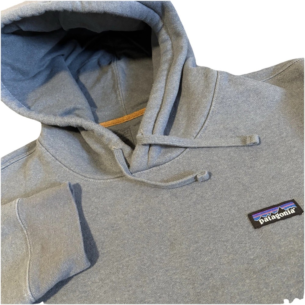 Patagonia Uprisal Hoodie Mens XL Gray Regular Fit Pullover Fleece 39621 Logo