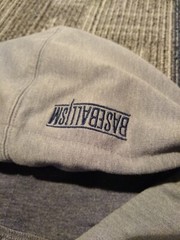 Baseballism Hoodie Men’s Medium Gray Blue Baseball Love Of The Game Long Sleeve