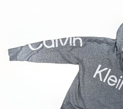 Calvin Klein Men’s Long Sleeve Pullover Hoodie XL Gray Designer City Sports