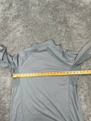 Under Armour Sweater Mens Large Gray All Season Gear Quarterzip *