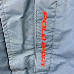 Ralph Lauren Polo Sports Nylon Jacket 90s Stars & Stripes Navy XL Used