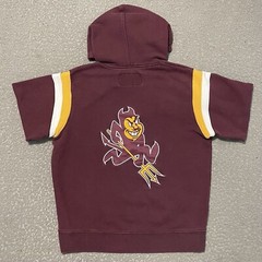 Arizona State Hoodie Teens L Red Sun Devil Logo Champion Pullover Sweatshirt
