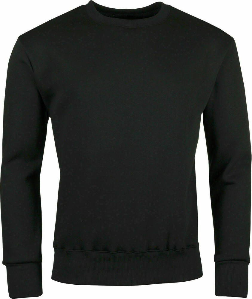 Mens Zip Up Fleece Hoodie Crew Neck Sweatshirt Warm Jacket Hooded Track Top SIZE