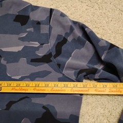 Nike Sportswear Club Hoodie Mens 2XL Purple Zip Sweatshirt Street Camo Designer