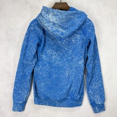 Adidas Hoodie Mens Small Acid Wash 3 Stripe Reverse Weave Sweatshirt Pullover