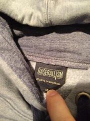 Baseballism Hoodie Men’s Medium Gray Blue Baseball Love Of The Game Long Sleeve